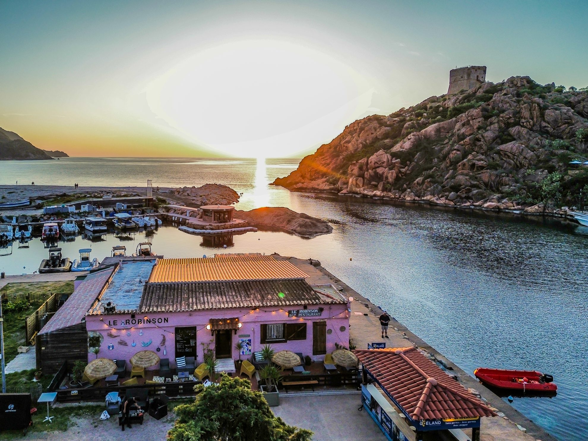 Le Robinson restaurant ota corse